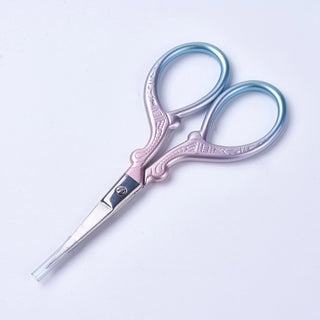 Stainless Steel Scissors, Embroidery Scissors, Sewing Scissors, Pink, 9.4x4.75x0.5cm.  Sold Individually.