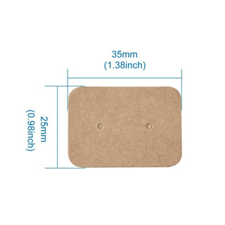 Earring Display Card (Cardboard)   *Packed 100 cards.   35x25x0.5mm