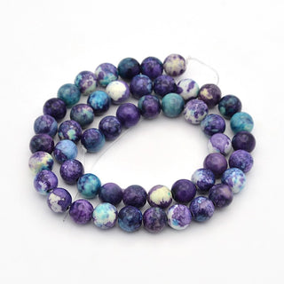 Jade (Ocean) Round   *Blue/ Violet/ White  (See Drop Down for Size Options)