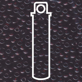 Seed Bead (MIYUKI 6/0)  Round.  (Dark Smoky Amethyst)  20gm tube.