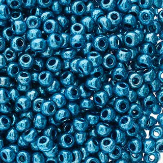 Seed Bead (Czech 6/0)  Round.  (Blue)  24 gm tube.