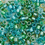 Miyuki Delica (Size 11)  ( Aqua Teal Green Sparkle Lined) - Mhai O' Mhai Beads
