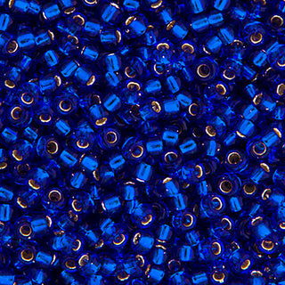 11/0 Miyuki Round Seed Beads (Cobalt Silver Lined)  *approx 22 gram tube