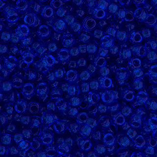 11/0 Miyuki Round Seed Beads ( Cobalt Transparent)  *approx 22 gram tube