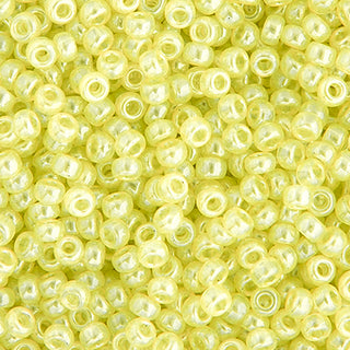 11/0 Miyuki Round Seed Beads (Round Light Yellow Ceylon)  *approx 22 gram tube
