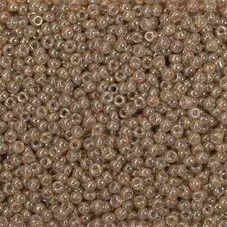11/0 Miyuki Round Seed Beads (Sandy Brown Opaque)  *approx 23 gram tube