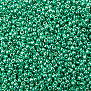 11/0 Miyuki Round Seed Beads (Duracoat Galvenized Dark Mint Green)  *approx 22.5 gram tube