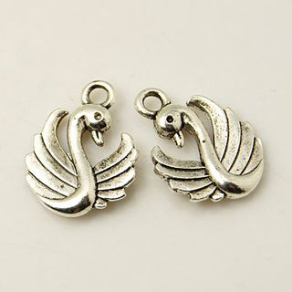 Swan *Charm  (17 x 13 x 3mm).   See drop Down for Options