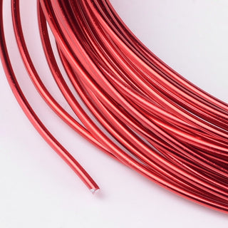 Wire (Aluminum)  1.5 mm thick *6 Meter Roll  (Red Color)