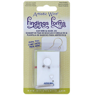 Ear Wire Q-Mark Jig (Artistic Wire) *Findings Forms - Mhai O' Mhai Beads
