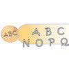 Metal Complex (*Playground 2mm) Letter Stamp Set (Uppercase/Lowercase) - Mhai O' Mhai Beads
 - 1
