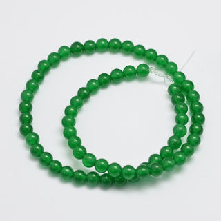 Jade ( Green) *6mm.  Approx 60 Beads.