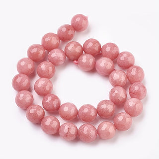 *Jade (Faceted Coral)  6mm Size.  Approx 60 Beads.