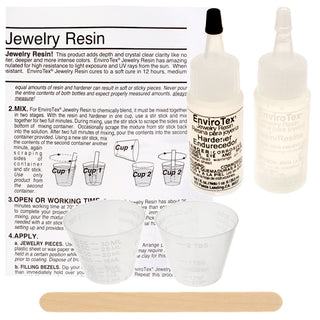 EnviroTex.  Jewelry Resin.  2 oz.  Premium.  Dries Crystal Clear.