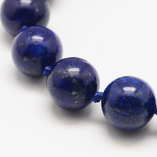 Lapis Lazuli 8mm Round.  *Mini 5" Strands.   (16 Beads).
