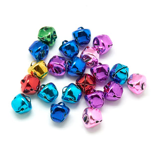 Bells (Metal)  *Assorted Colors  (Packed 25 Bells).  See Drop Down for Size Options.