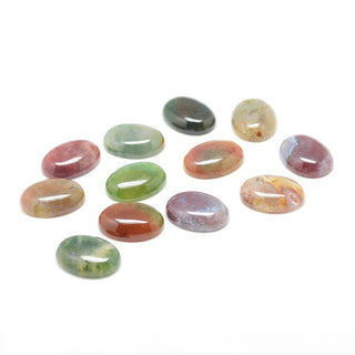 Natural Indian Agate Gemstone Cabochon, Oval, 25x18x7mm.  Sold Individually.   See Drop Down for Options