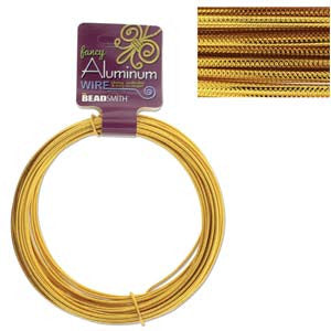 Aluminum Wire- *Embossed (12 gauge) - Mhai O' Mhai Beads
 - 3