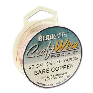20 Gauge Craft Wire (Dead Soft).  *Wire Elements/ Beadsmith Brand.  (See Drop down for Color Options)
