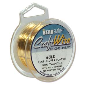 Craft Wire (Beadsmith Brand)  *Soft Temper. 24 Gauge Round. Tarnish Resistant . *Pro Quality.  (See Drop Down For Color/Wire Options)