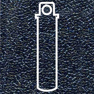 Miyuki Delica  (Size 11)  (Gunmetal Iris) *DB006