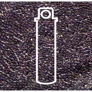 Delica  (Size 11)  (Lavender Blue/Gold Luster) *DB117