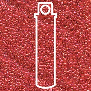 Miyuki Delica (Size 11)  (Opaque Light Siam AB) *DB159