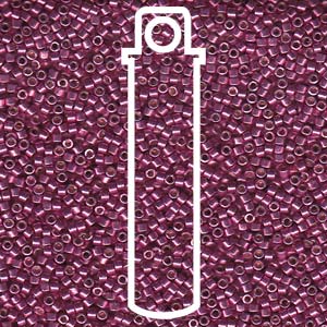 Delica  (Size 11)  (Duracoat Galvanized Hot Pink) *DB1840