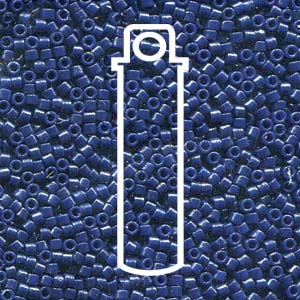Miyuki Delica (Size 11)  (Duracoat Cobalt Opaque Dyed) *DB2144
