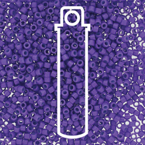Miyuki Delica (Size 11)  (Duracoat Opaque Violet Blue) *DB2359
