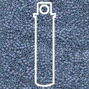 Delica  (Size 11)  (Matte Metallic Light Grey Blue) *DB376