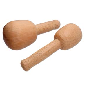 Wood Dapping Punches (Set of 2).