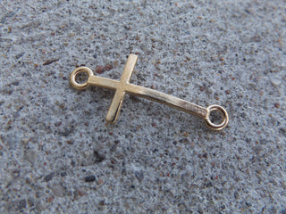 Cross *2 Hole Connector - Mhai O' Mhai Beads
 - 5