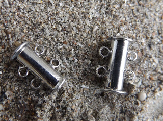 Slide Lock Clasps *2 Hole - Mhai O' Mhai Beads
 - 3