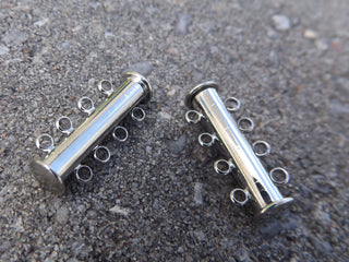 Slide Lock Clasps *4 Hole (see drop down for color options) - Mhai O' Mhai Beads
 - 1