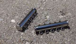 Slide Lock Clasps *5 Hole - Mhai O' Mhai Beads
 - 1