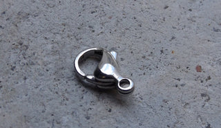 Lobster Clasp Stainless Steel *14x10mm (individual or bulk packing) - Mhai O' Mhai Beads
 - 1