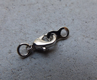 Lobster Clasp(s) with Tab and Jump Ring *10x6mm clasp  (packed 10) or bulk - Mhai O' Mhai Beads
 - 1