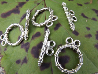 Toggle *2 Strand (Wrapped Circle) 18 x 14mm  (Packed 3 or Bulk) - Mhai O' Mhai Beads
 - 1