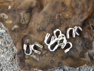 Wire Guardians *Sterling Silver 4x5mm  (packed 10) - Mhai O' Mhai Beads
 - 2