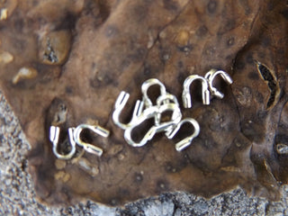 Wire Guardians *Sterling Silver 4x5mm  (packed 10) - Mhai O' Mhai Beads
 - 3