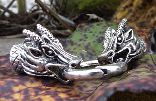 Glue In Dragon Head Closures 75x25x21mm  (Sold Individually) (*See drop down for color options) - Mhai O' Mhai Beads
 - 2