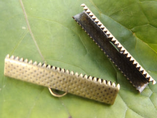 Ribbon Ends 30mm (Packed 2 or Bulk) - Mhai O' Mhai Beads
 - 5