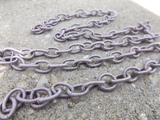 Silk Chain *Pinks and Purples (9.8~10.2x6.8~7.2x2mm) - Mhai O' Mhai Beads
 - 2