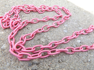 Silk Chain *Pinks and Purples (9.8~10.2x6.8~7.2x2mm) - Mhai O' Mhai Beads
 - 5