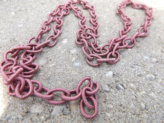 Silk Chain *Pinks and Purples (9.8~10.2x6.8~7.2x2mm) - Mhai O' Mhai Beads
 - 7