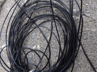 Leather Cording (BLACK)  Various Sizes - Mhai O' Mhai Beads
 - 3