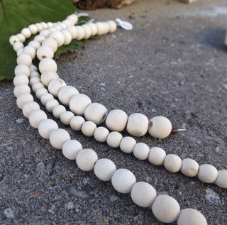 Wood  (White Wood)   See Drop down for size options - Mhai O' Mhai Beads
 - 1