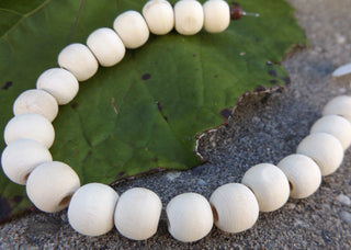 Wood  (White Wood)   See Drop down for size options - Mhai O' Mhai Beads
 - 4
