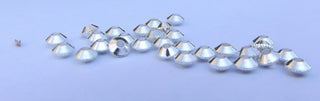 Beads - Metal (Diamond Cut Edge Disc)  3x5mm Bright Silvertone (Packed 25) - Mhai O' Mhai Beads
 - 1